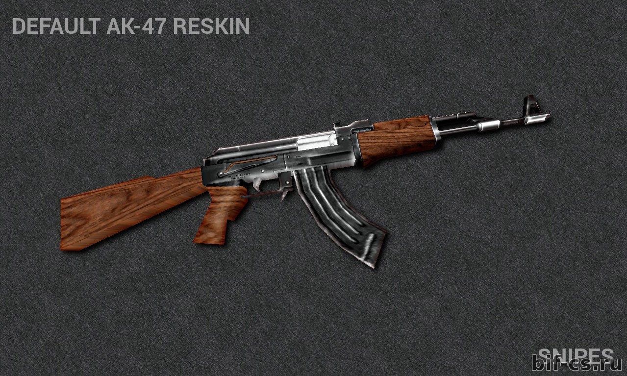 скачать Модель AK-47 Default Retex для CS 1.6